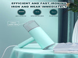 800W Foldable Handheld Travel Clothes Steamer 4.7oz Tank Quick Steam Green V1263-JX-5904