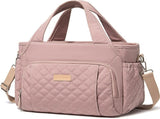 15 L Insulated Lunch Bag with 7 Pockets and Adjustable Strap, Leak Resistant Cooler Tote for Work, V1189-LC-AMZ-00119