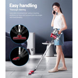 Devanti Stick Vacuum Cleaner Handheld Corded 450W Red VAC-CD-AH-RD-AL