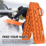 X-BULL 2PCS Recovery Tracks Boards Snow Mud Truck 4WD With Carry bag V211-AU-RT016XBWP012