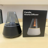 flame aroma diffuser, realistic flame diffuser, aromatherapy diffuser, essential oil diffuser, 7 V1347-730-37494-WHT-CONTAINS2BOTTLESOFESSENTIALOILS