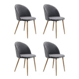 Levede 4x Dining Chairs Seat French Grey CH1037-2-GYX2