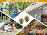 Woven Crochet Wasp Nest Decoy, Waterproof Faux Hanging Hornets Hive Nests Artificial Fake Decoy V1259-DP01-A-5358