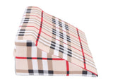 Wedge Pillow R Shaped Removable Slip Resistance Plaid Pattern Bedsore Turning Wedge Pillow for Side V1294-YM0901-3117230161912