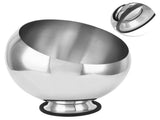 Seasoning Bowl Stainless Steel Hot Pot Restaurant Seasoning Container Sauce Pot with Base SilverL V1294-YM0901-3118210165013