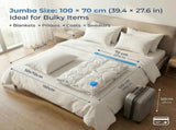 6-Pack Jumbo Vacuum Bags Space Saving Vacuum Pack Bags for Clothes & Bedding 80% More V1188-MS-529-002