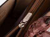 Bagco Noelle Leather Tote-Apricot V999-JF012504042-APRICOT