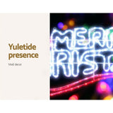 0.96M Christmas Lights Merry Christmas 288 LED Decorations Jingle Jollys XMAS-MOT-D-MERYCHRIS-MC