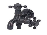 All Copper Wall Mount Faucet European Retro Cold Hot Faucet Home Toilet Basin Tap V1294-YM0521-3112230000111