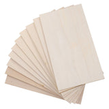 10Pcs Flat Beige Wood Boards Utility Panels Ideal for Painting Crafts V1369-AZ3-W-13263
