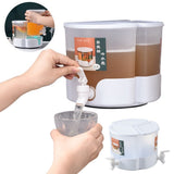 Glass&Bottle under 15,Plastic Cold Water Bottle Set, Three-compartment Rotatable Teapot With V1369-AZ3-W-17654