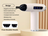 Beige Cordless Ionic Constant Heated Dryer with LCD Display & 9 Wind Speeds - USB Rechargeable V888-ELOSUNG49560