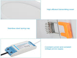 Milight 18W RGBCCT Dimmable LED Panel Downlight Recessed Ceiling WiFi Light Bulb Lamp V1294-YM0727-JY06696