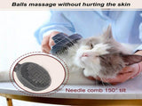 Cat Dog Grooming Brush,Pet Grooming Tool,Removes Loose Hair & Tangles,Skin Friendly & Promote V1369-AZ3-W-05176