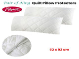 Easyrest Pair of King Quilted Pillow Protectors 52 x 92 cm V442-ERT-PILLOWP-PAIROFQUILTED-WHITE-KI