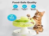 Interactive Mushroom Cat Puzzle Toy for Slow Feeding and Mental Stimulation Treat Dispensing, V1341-ZY-E2A2N2EH-GREEN