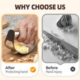 2025 New Stainless Steel Garlic Presser, Portable Manual Stainless Steel Garlic Press for Home V1258-DP02-C-2497