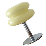 Glass Macaron Table Lamp Kids Bedside Lamp USB Three Color Dimmable Table Lamps for Bedroom Beige V1294-YM0901-3119240087912