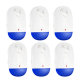 Pack of 6 Electronic Pest Repeller Non-toxic Plug In Repellent for Mice Mosquito Ants Spiders V1294-YM0901-H18344-6EU