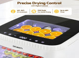 Devanti Food Dehydrator Machine 5 Tray Mini Fruit Dryer Maker White FD-E-309D-5T-WH