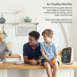 Indoor PM2.5 Air Quality Monitor, Mini Portable Smart Sensor, Temperature and Humidity Tester with V1237-ZY-715-157