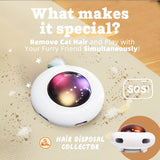 Smart Electric UFO Automatic Cat Toy - Self-Playing Teaser with 5 Rotating Feathers & Intelligent V888-ELOSUNG42779