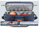 Green 23L Extra Large Insulated Cooler Bag with Double Layers - Perfect for Camping, Picnics, and V888-ELOSUNG21917