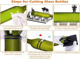 Stainless Steel Glass Bottle Cutter DIY Tool Kit AU V178-66955