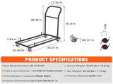 12 Chairs Folding Chair Storage Dolly Folding Chairs Rack Heavy Duty Iron V952-ZYTC203943YCTIW6PV0