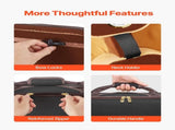 4/4 Full Size Violin Case, Built-in Hygrometer, Lightweight Portable Travel Carrying Bag, with Plush V952-XTQHZFXNLPMXVK7D4001V0