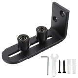 Sliding Barn Door Floor Guide for Bottom, Adjustable Stay Roller Fit All Size Door, Wall Mount, V1192-AZ-W-24020
