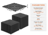 Modular Interlocking Cushion, 50 Pack 30 x 30 cm Splicing Drainage Mats, PVC Interlocking Drainage V952-HZXSJDD1212Y2YO2XV0
