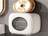 Toilet Paper Bathroom Set Box Punch Free Waterproof for Tissue Wall Mounted Decoration Light Khaki V1294-YM0706-3112230048011