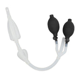 Silicone Enema Douche Bulb Dual Side Openings Elastic Inflatable Double Bulb Flushing System for V1294-YM0901-3112230072511