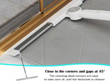 Magic Broom Sweeper, Multifunction Silicone Handle Floor Squeegee for Bathroom Shower Glass Window V1237-ZY00B0CX8T71XY