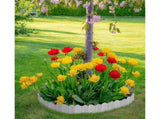 20Pcs Border Fence Walkway Landscape Edging - White V1263-JX-943