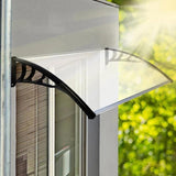 Mountview Window Door Awning Outdoor 1M X 1.5M Transparent 1x1.5M OD1006-1X1.5