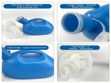 2L Large Capacity Urinal for Bedridden Patients Unisex Adult Nighttime Urine Collector with V1366-AZ2-W-11782