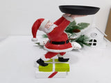 Christmas Snowman Treats Holder Santa Holding Tray Fruit Bowl Rack Resin Home Party Food Snack V1294-YM0523-10317070