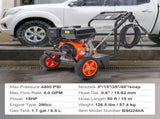 Gas Pressure Washer Gas Powered Washer 4400 PSI 4.0 GPM 390cc 5 Nozzles V952-R4400PSI40GPMBG47V0