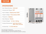 3 Phase Converter - 5HP 15A 220V Single Phase to 3 Phase Converter, Digital Phase Shifter for V952-SZBXQ5HP00002WWRPV7