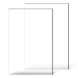 Plexiglass Acrylic Sheet, 2-Pack Plastic Sheets, 610 x 914 mm 6 mm Thick Clear Plastic Cast V952-YJBL2436INCHGD23KV0
