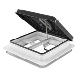 Weisshorn Caravan Roof Vent Hatch RV Skylight Motorhome Camper 350x350mm Black CARAVAN-VENT-B-42X42X12-MESH-BK