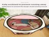 Cat Portable Dog Fence, Outdoor Run for Cats, Playpen for Adult Kittens, Waterproof Dog V1189-LC-RY-00602