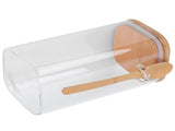 Square Storage Jar with Spoon Sealing Seasoning Container Coffee Bean Bottle for Kitchen1200ml V1294-YM0901-3118210085013