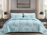 Distinctive Quilted Coverlet and Pillowcases Set Make a Bold Statement - Queen size V745-MAC080435Q13U