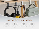 Headphone Stand, Purse Hook for Table, Foldable Space-Saving Headphone Bag Holder, Multifunctional V1258-DP02-F-860