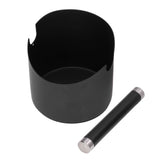 Coffee Grounds Bucket Stainless Steel Rubber Coffee Dump Bin for Home Restaurants BarsBlack Large V1294-YM0523-3118220002813