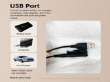 USB-Powered Faux Rabbit Fur Heating Pad for Office, Car, and Outdoor Use Soft, Portable, and V1341-ZY-K4RL40UJ-GREY
