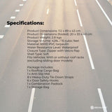 Social Hike 428L Car Rooftop Storage Carrier - Soft-Shell Waterproof Roof Bag V238-SUPDZ-41261402259536